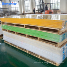 Material de Lucite Raw 100% Preço colorido da fábrica de painéis de acrílico de 3 mm